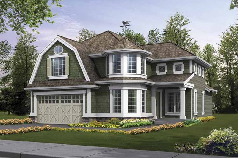 Home Plan - Craftsman Exterior - Front Elevation Plan #132-371