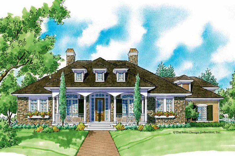 Home Plan - Exterior - Front Elevation 3 for Country House Plan #930-217 - 3 bed, 2.5 bath