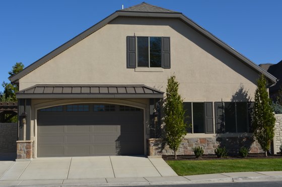 Exterior - Front Elevation 3 for Traditional House Plan #1060-223, 1 bath