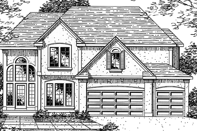 Dream House Plan - Contemporary Exterior - Front Elevation Plan #320-1410