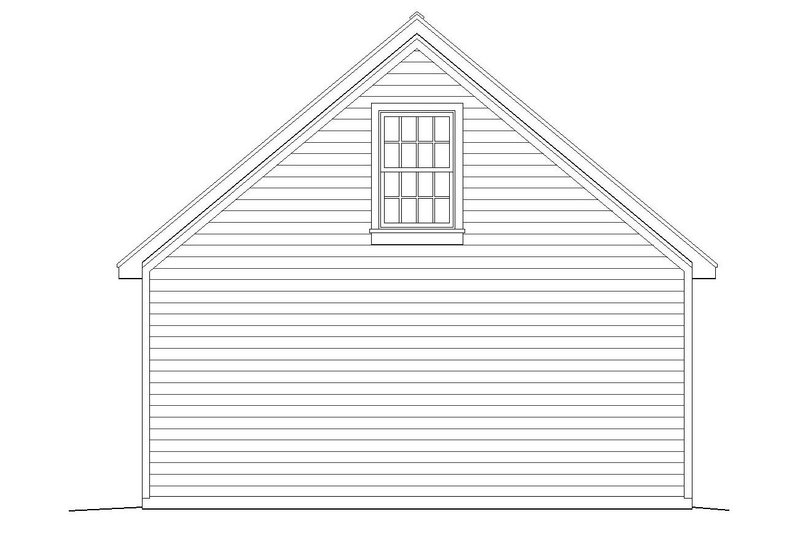 House Plan Design - Exterior - Rear Elevation for Contemporary House Plan #932-100, 0 bath