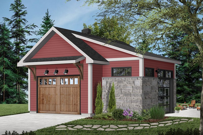 House Plan Design - Exterior - Front Elevation 3 for Craftsman House Plan #23-2717, 0 bath