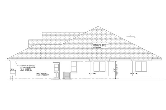 Floor Plan - Other Floor for Mediterranean House Plan #1058-39 - 3 bed, 2 bath