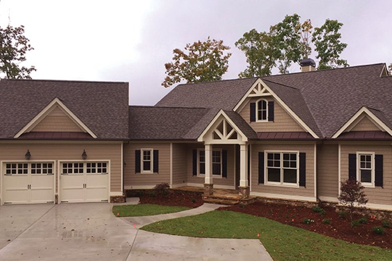 Dream House Plan - Exterior - Front Elevation 4 for Ranch House Plan #437-71 - 4 bed, 4 bath