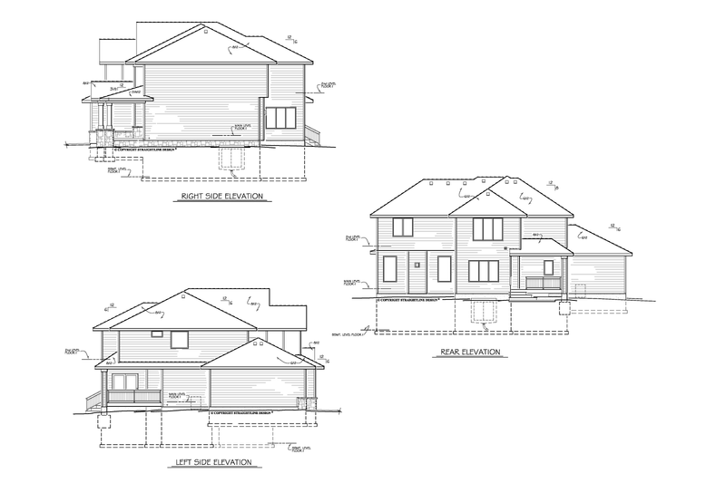Architectural House Design - Exterior - Other Elevation 1 for Craftsman House Plan #1122-15 - 4 bed, 4 bath