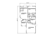 Ranch Style House Plan - 3 Beds 2 Baths 1350 Sq/Ft Plan #515-24 