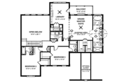 Traditional Style House Plan - 4 Beds 4 Baths 2698 Sq/Ft Plan #56-669 