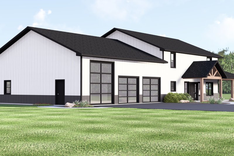 Architectural House Design - Exterior - Other Elevation for Barndominium House Plan #1064-444 - 2 bed, 2.5 bath