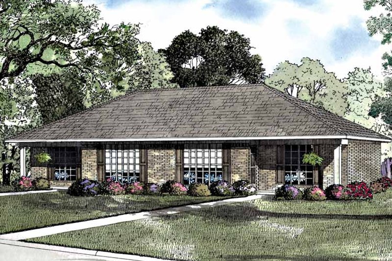 Home Plan - Ranch Exterior - Front Elevation Plan #17-3249