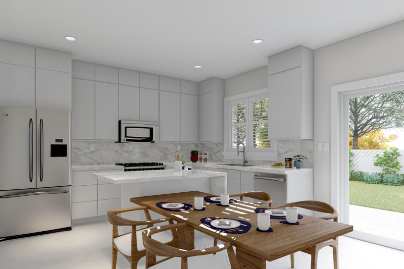 House Blueprint - Interior - Kitchen for Ranch House Plan #1060-192 - 3 bed, 2 bath