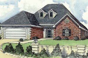 Traditional Exterior - Front Elevation Plan #16-135