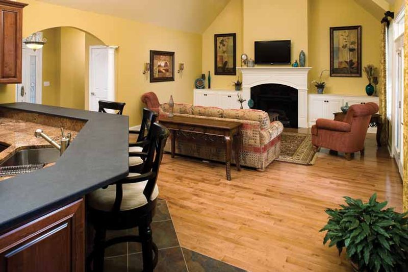 Dream House Plan - Interior - Family Room 1 for Country House Plan #929-425 - 3 bed, 2.5 bath