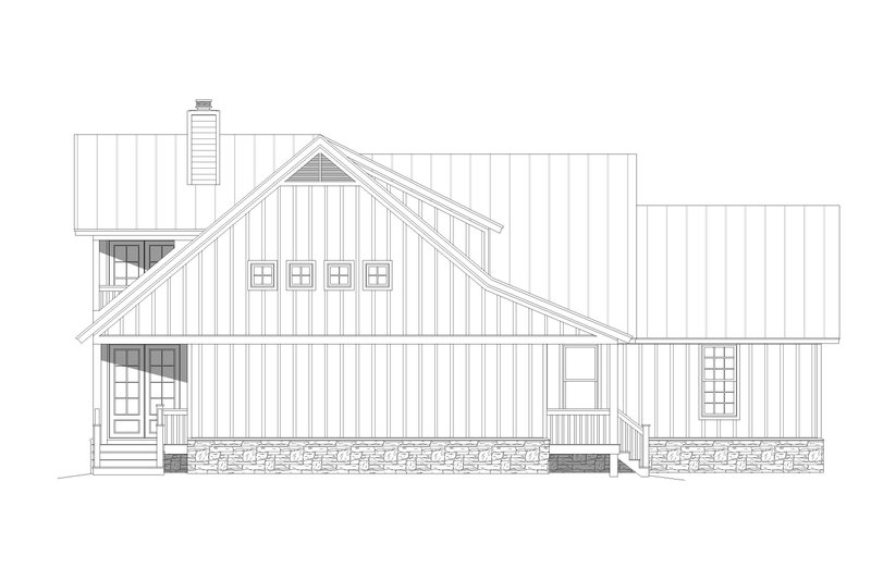 Architectural House Design - Exterior - Other Elevation 1 for Traditional House Plan #932-418 - 3 bed, 2.5 bath