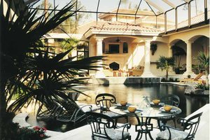 Exterior - Rear Elevation for Mediterranean House Plan #930-436 - 4 bed, 4 bath