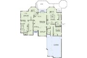 European Style House Plan - 5 Beds 4 Baths 3437 Sq/Ft Plan #17-201 