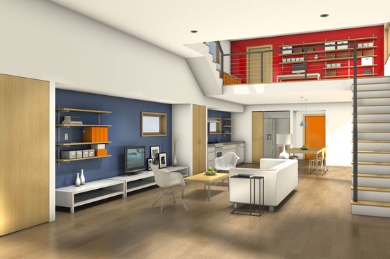 Interior - Other 2 for Modern House Plan #497-53 - 2 bed, 2 bath