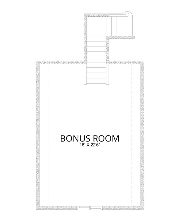 Craftsman Floor Plan - Upper Floor Plan #112-196