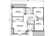 European Style House Plan - 4 Beds 2.5 Baths 2742 Sq/Ft Plan #138-140 