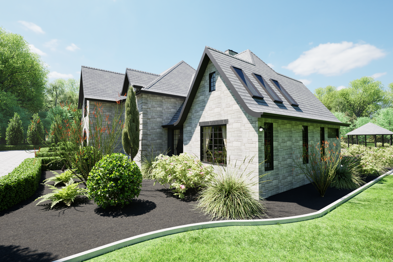 Dream House Plan - Exterior - Other Elevation 1 for European House Plan #1116-20 - 5 bed, 3.5 bath