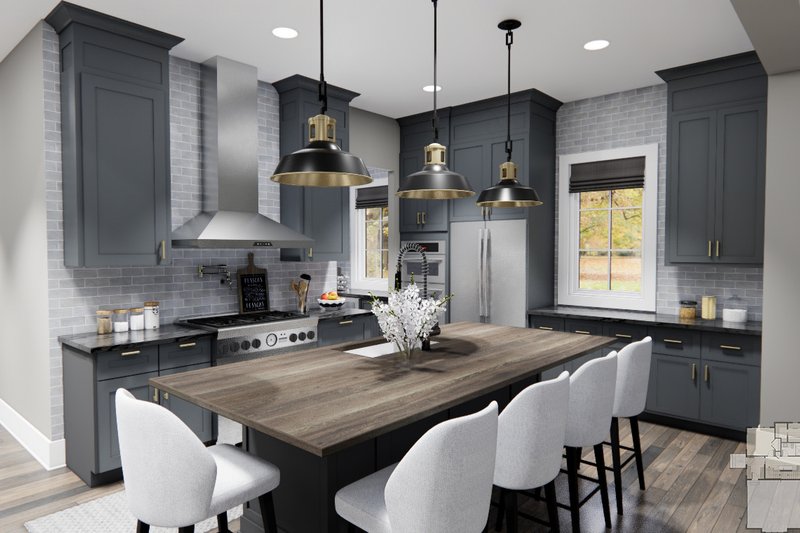 Dream House Plan - Interior - Kitchen for Farmhouse House Plan #51-1221 - 4 bed, 3 bath