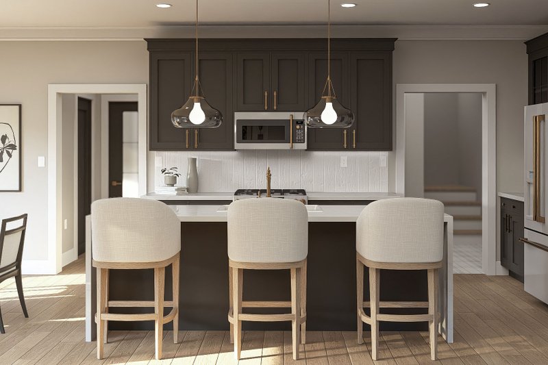 House Plan Design - Interior - Kitchen for Farmhouse House Plan #455-561 - 4 bed, 2.5 bath