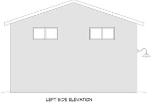 Exterior - Other Elevation for Contemporary House Plan #932-912, 1 bath