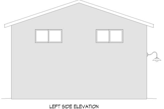 Exterior - Other Elevation for Contemporary House Plan #932-912, 1 bath