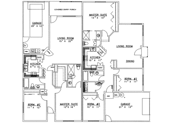 Traditional Floor Plan - Main Floor Plan #117-259