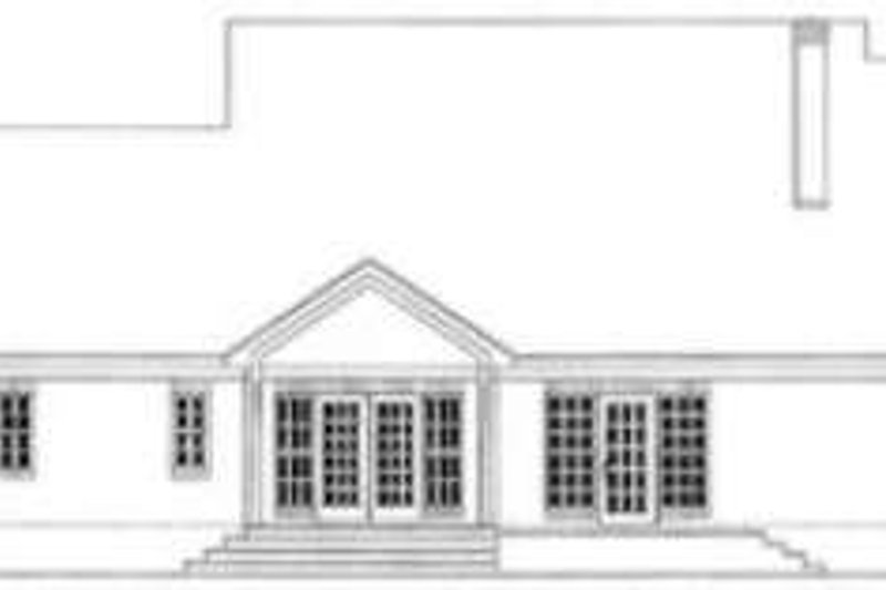Dream House Plan - Exterior - Rear Elevation for Colonial House Plan #406-256 - 3 bed, 2.5 bath