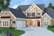 Traditional Style House Plan - 4 Beds 5.5 Baths 4268 Sq/Ft Plan #419-272 