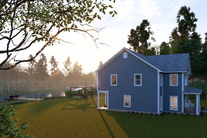 Dream House Plan - Exterior - Other Elevation 5 for Cottage House Plan #513-2335 - 4 bed, 3.5 bath