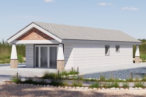 Architectural House Design - Craftsman Exterior - Front Elevation Plan #1106-121