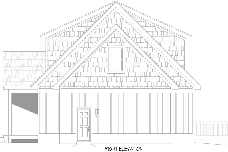 House Design - Exterior - Other Elevation 1 for Country House Plan #932-1054 - 3 bed, 2.5 bath