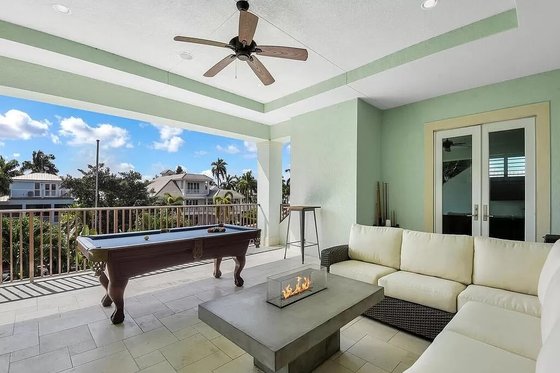 Exterior - Outdoor Living 1 for Beach House Plan #548-20 - 4 bed, 4.5 bath