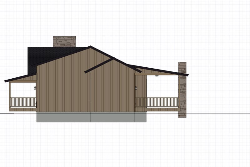 House Blueprint - Photo 25 for Farmhouse House Plan #1109-14 - 2 bed, 3 bath
