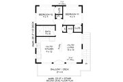 Contemporary Style House Plan - 2 Beds 1.5 Baths 715 Sq/Ft Plan #932-751 