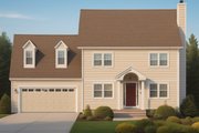 Colonial Style House Plan - 3 Beds 2.5 Baths 1681 Sq/Ft Plan #3-273 