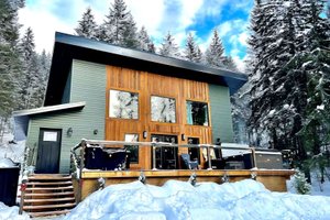 Contemporary Exterior - Front Elevation Plan #932-1321