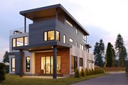 Contemporary Style House Plan - 5 Beds 5.5 Baths 4237 Sq/Ft Plan #1066-262 