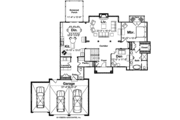 Craftsman Style House Plan - 3 Beds 3.5 Baths 3434 Sq/Ft Plan #928-91 