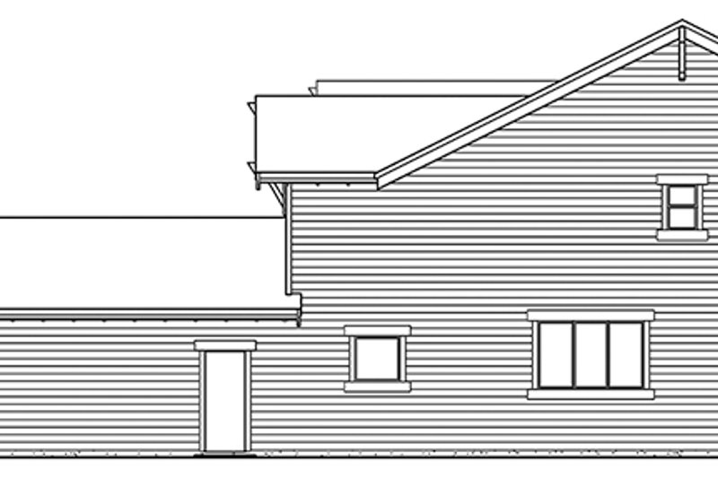 Dream House Plan - Exterior - Other Elevation for Craftsman House Plan #132-442 - 4 bed, 3 bath