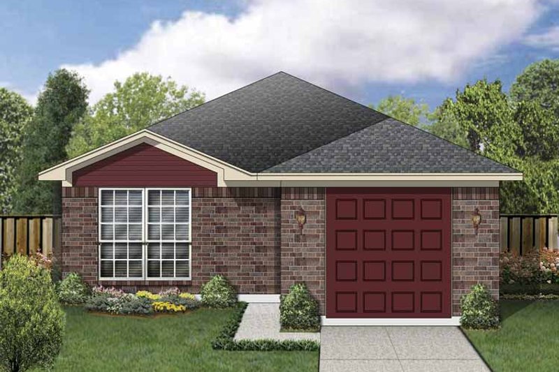 Home Plan - Traditional Exterior - Front Elevation Plan #84-667