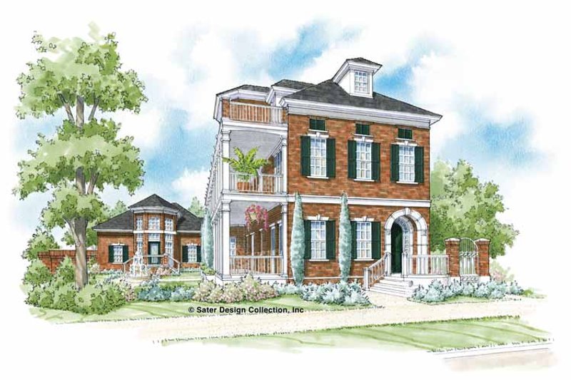 House Blueprint - Traditional Exterior - Front Elevation Plan #930-359