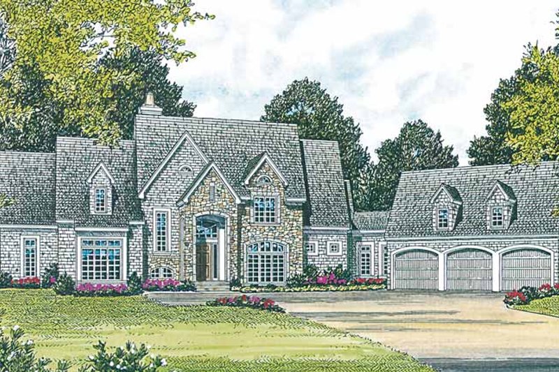 Home Plan - Country Exterior - Front Elevation Plan #453-237