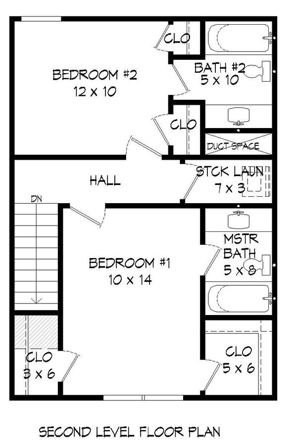 House Plan Design - Contemporary Floor Plan - Upper Floor Plan #932-158