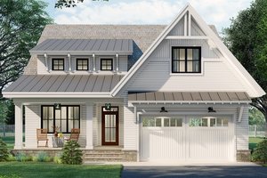 House Design - Farmhouse Exterior - Front Elevation Plan #51-1165