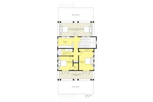 Floor Plan - Upper Floor for Craftsman House Plan #888-10 - 3 bed, 3 bath
