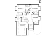 European Style House Plan - 4 Beds 2.5 Baths 2889 Sq/Ft Plan #17-3284 