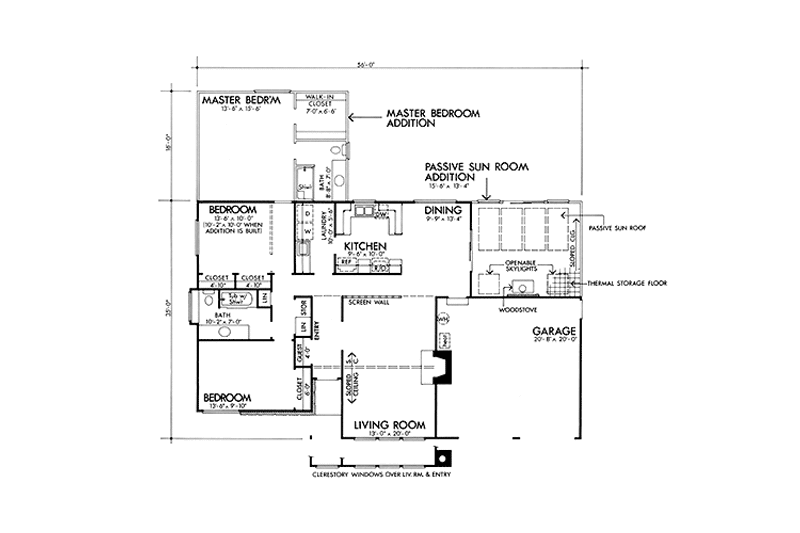 Home Plan - Floor Plan - Main Floor for Prairie House Plan #320-1257 - 3 bed, 2 bath