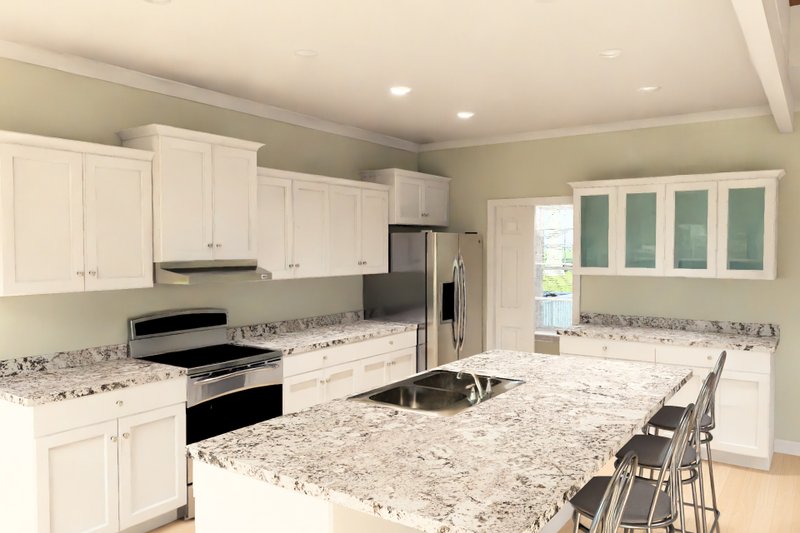 Dream House Plan - Interior - Kitchen 2 for Farmhouse House Plan #513-2482 - 3 bed, 2.5 bath